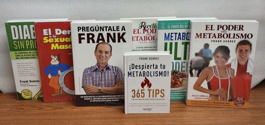 Brand NEW - Colección de 7 Libros de Frank Suárez en ESPAÑOL