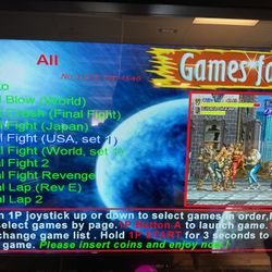 4 Player Arcade With Light Guns 