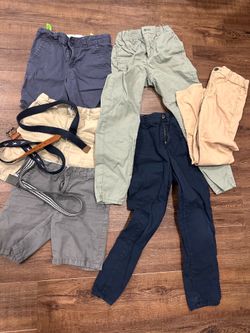 Boys size 7 shorts and chino pants bundle