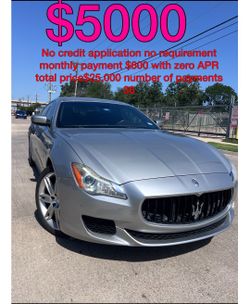 2014 Maserati No Credit Application No Requirements 