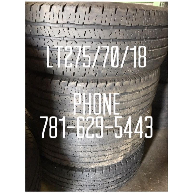 Used Tire For Sale LT275/70/18 $200 All Four installed