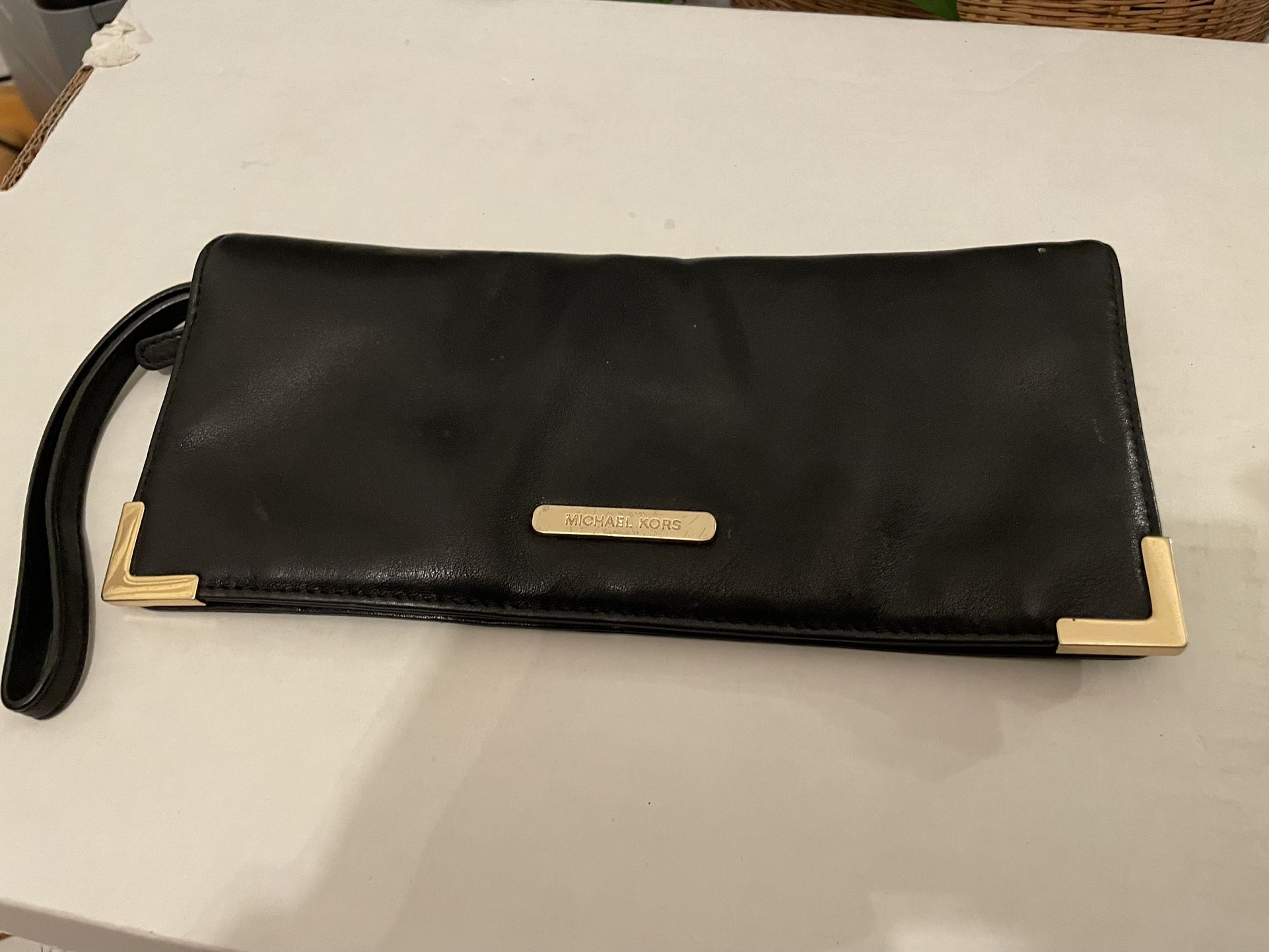 Michael Kors Black Wristlet