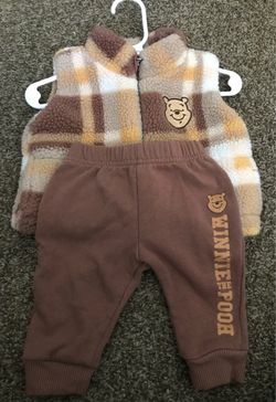 0-3M Cute Winnie The Pooh two piece