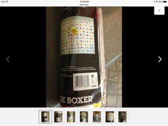 New joe boxer polka dot shower curtain