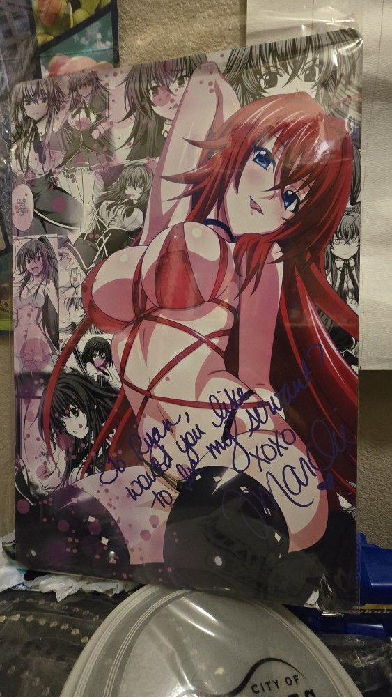 Rias Gremory Signed Poster