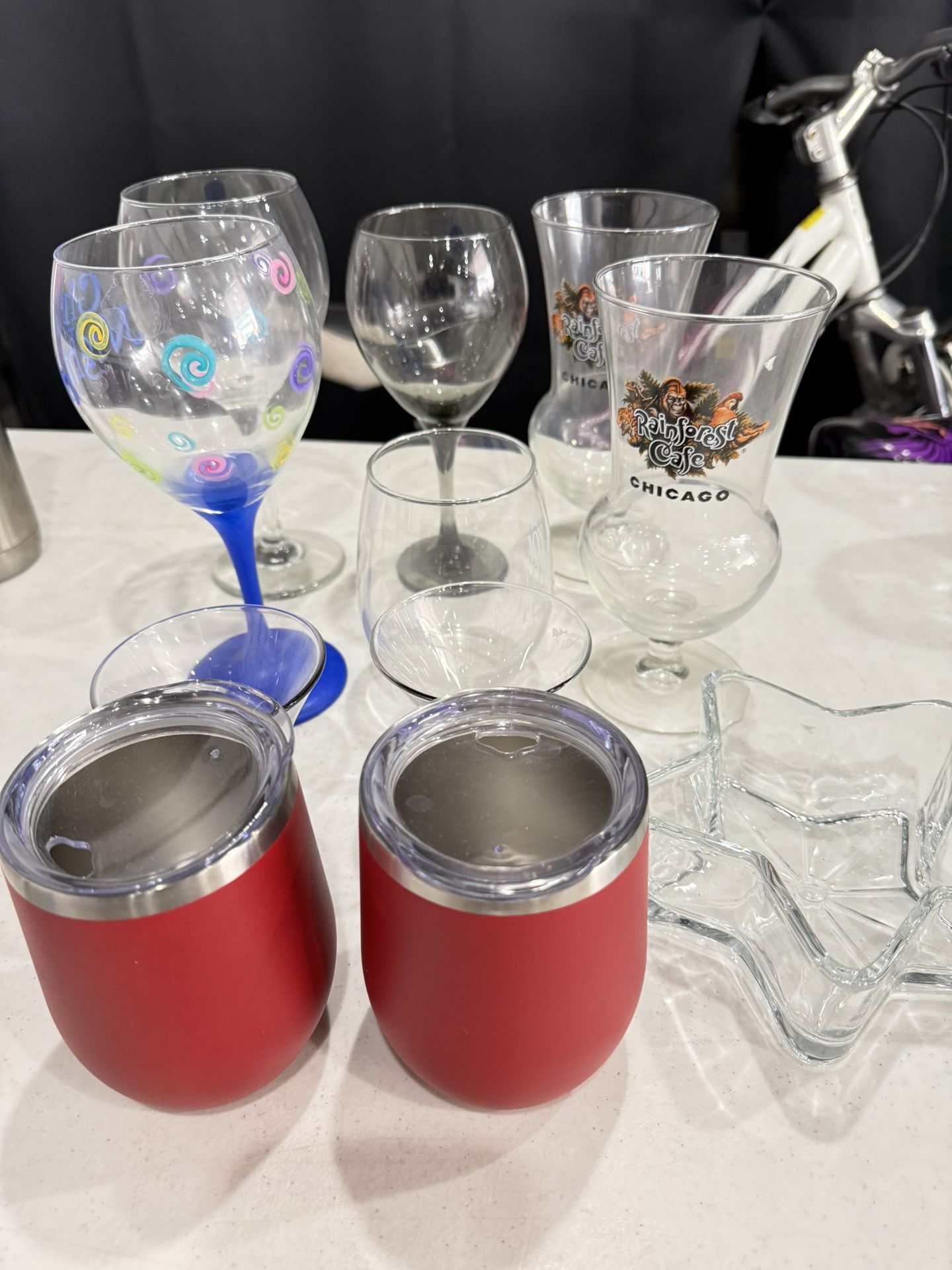 $5 For All Assortment Of Drink And Glassware