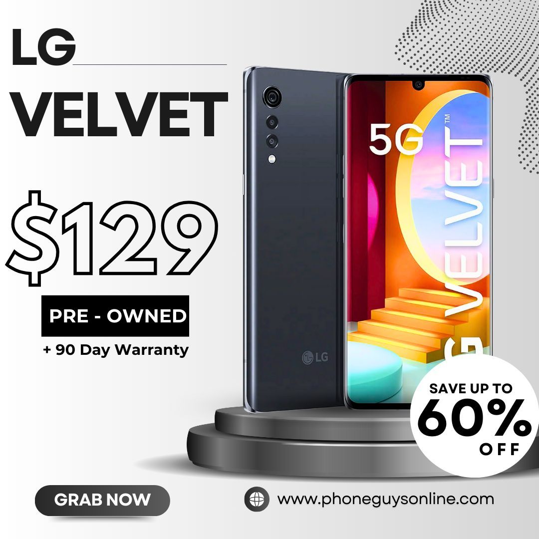π¨ Stylish LG Velvet 5G for Only $129