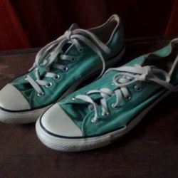 Turquoise Converse 