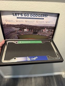 Dodgers License Plate