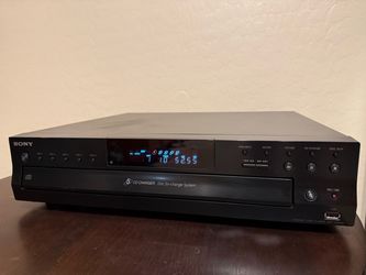 Sony CDP-CE500 5 Disc CD Changer Player USB Optical RCA Output Tested Working