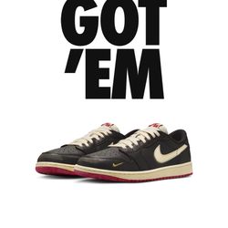 Jordan 1 Low Nigel Sylvester 