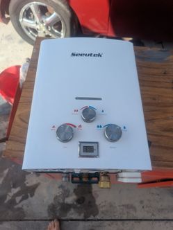 Prophane water heater battery powered