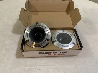Brand New Pair Genius Audio 3.75” Aluminum Bullet Tweeters ( $30 per pair )