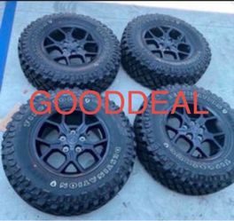 Brand new 2025 Jeep Gladiator Wrangler Offroad Oem New Took Off Wheel Rim Tires
