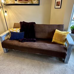 Full Size Futon With Solid Wood Frame