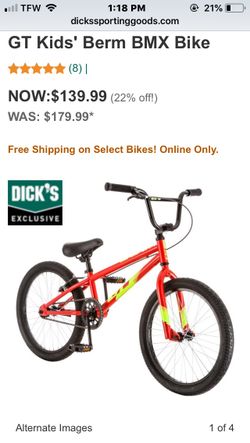 Gt berm bmx shop bike