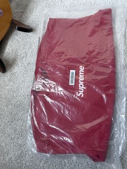 Supreme Washed Box Logo Crewneck - Red - Small