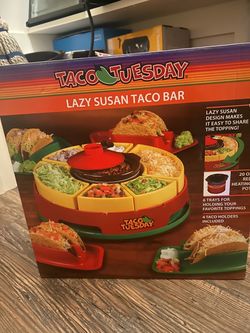 Taco Tuesday Lazy Susan Taco Bar