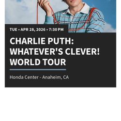 Charlie Puth Tickets