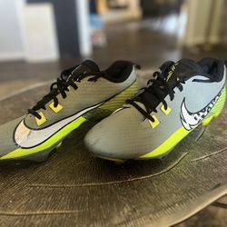 Men's Nike Vapor Edge Speed 360 2 Volt Grey Football Cleats