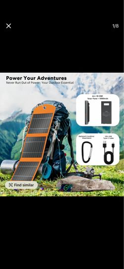 SOLUPUP 30W High Efficiency Cordless Solar Panel Charger with 10000mAh Battery