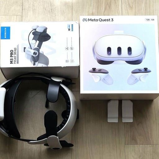【Superb Condition】Meta Quest 3 128GB with BOBOVR Strap