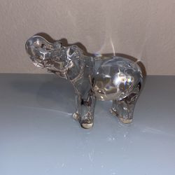 Glass Crystal Elephant 