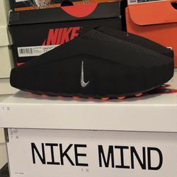 Nike Mind 001 Slide Black Chrome Size 10