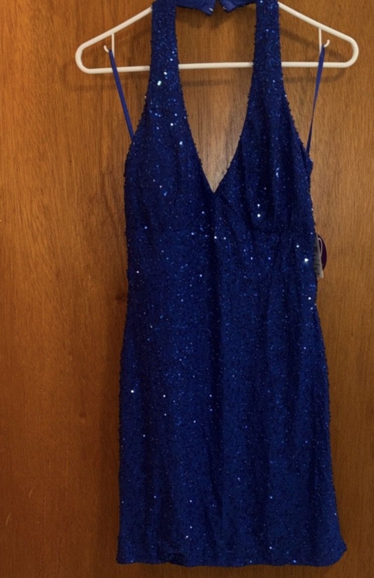 Windsor Royal Blue Sequin Dress