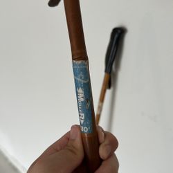 VINTAGE OLD Set of Bamboo Snow Ski Poles