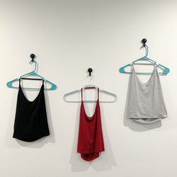 Halter Tops with Low-Cut Back