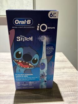 New Oral-B iO Kids Limited Rechargeable Electric Powered Toothbrush-Stich