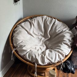 Papasan Round Chair