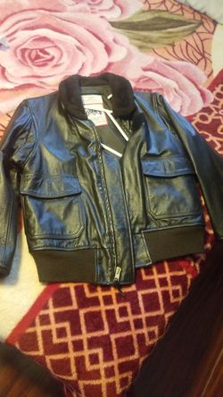 Dscp leather jacket