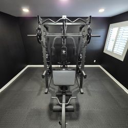 Smith Machine 2001 | Multi-Use Adj Bench | Gym Equipment | Fitness | Squat Rack | Excercise |🔴WEIGHTS AND BARBELL SOLD SEPARATELY 🔴 FREE DELIVERY 🚚