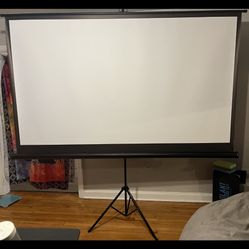 100inch 16:9 Portable Projector Screen With Tripod Stand