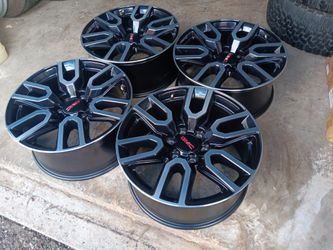 2026 NEW OEM ORIGINAL TAKEOFFS 20 INCH GMC SIERRA AT4 ONLY WHEELS $ 995