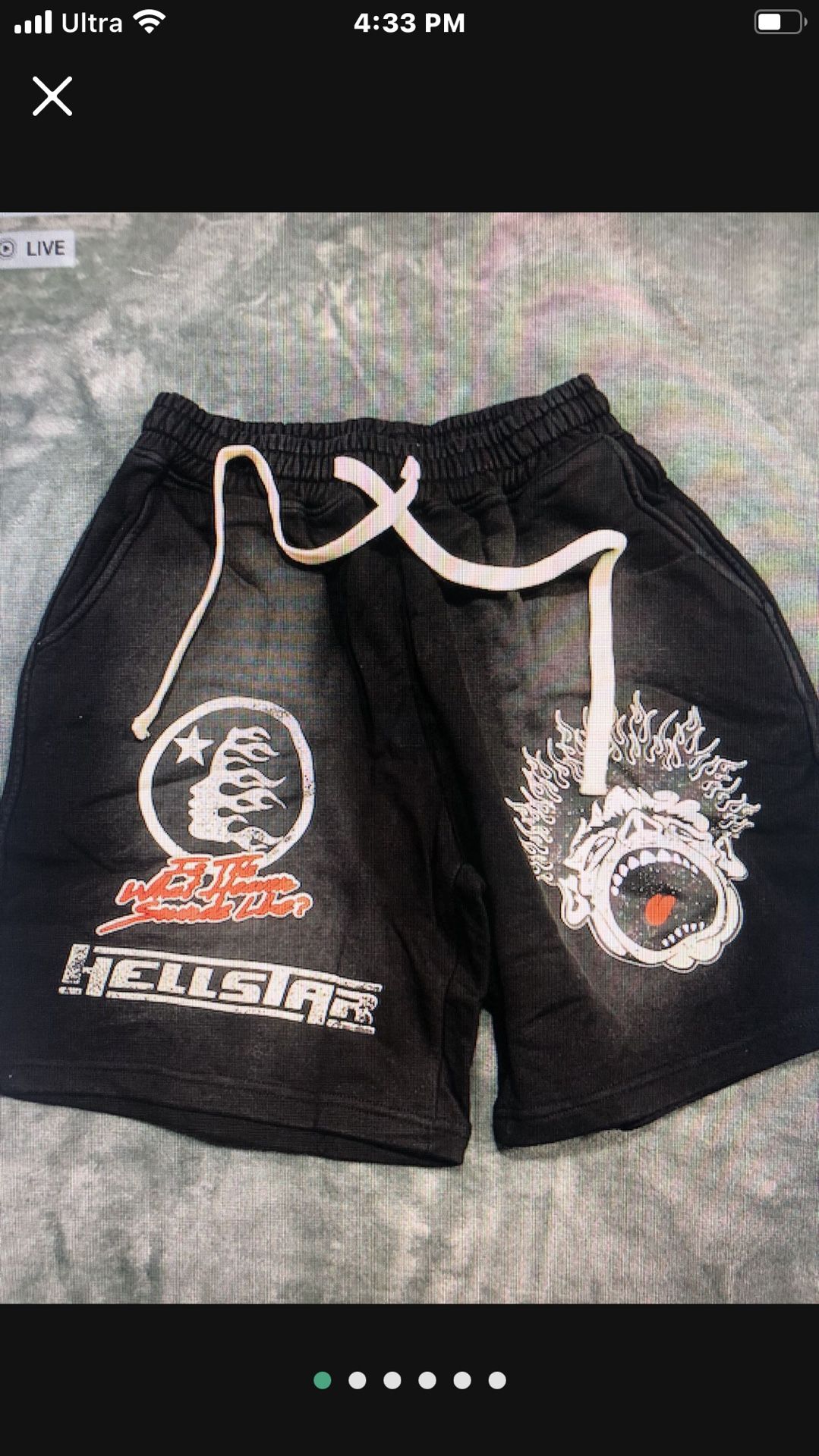 Black Hellstar Shorts. S,m,l