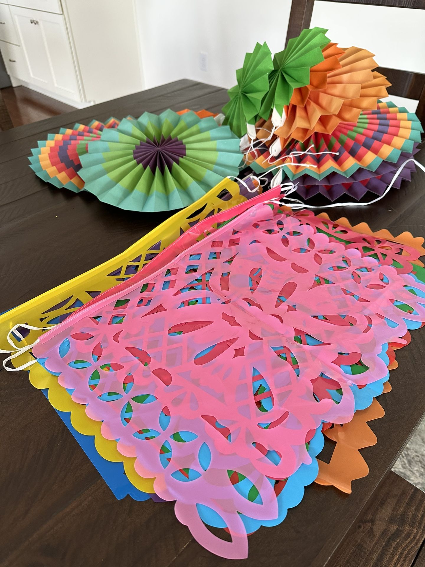 Fiesta Party Decorations (Banner and Fans)