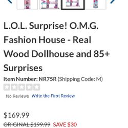 L.O.L Doll House $30