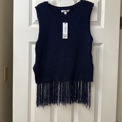 Navy Blue Vest 