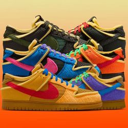 Cactus Plant Flea Market CPFM Nike Dunk Low Sponge Size 9 Set 