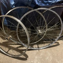 4 Vintage Bike Rims   
