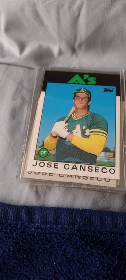Baseball Canseco 1986 Topps Traded card. 20T. See below