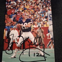 Jim Kelly Autographed Picture