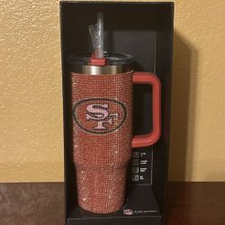 SF 49ers Colossal Bling Tumbler