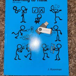 Learning To Think Book and Flash Drive 