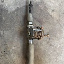 VINTAGE ZEBCO UL3 FEATHERTOUCH REEL & ROD