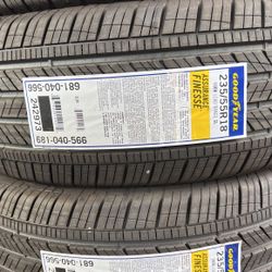 235/55/18 Goodyear Tires