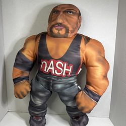 Kevin Nash Wrestling Buddy Vintage WCW NWO 1998 Talking Plush 20” RARE READ